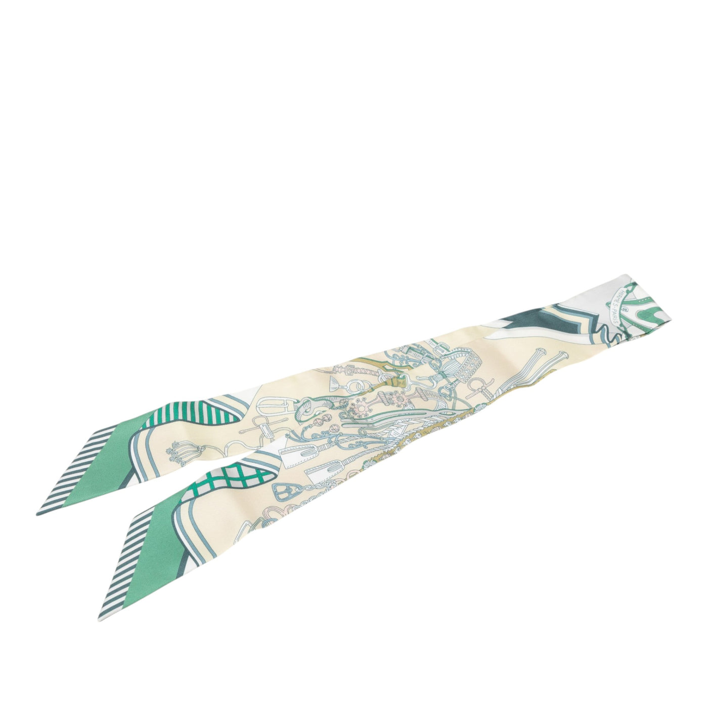 Bouquets Sellier Silk Twilly Scarf - Image 1