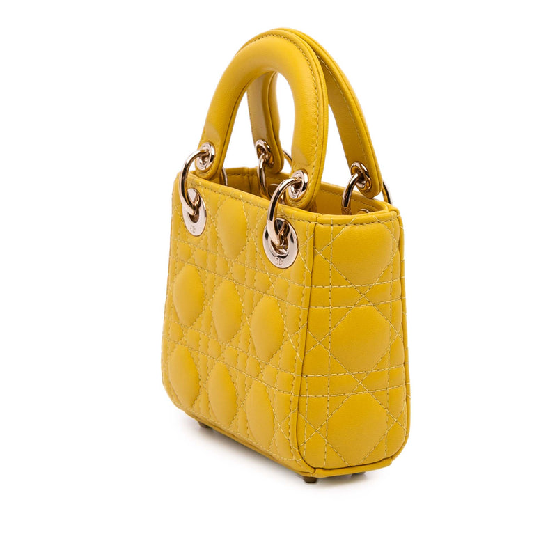 Micro Lambskin Cannage Lady Dior - Image 2