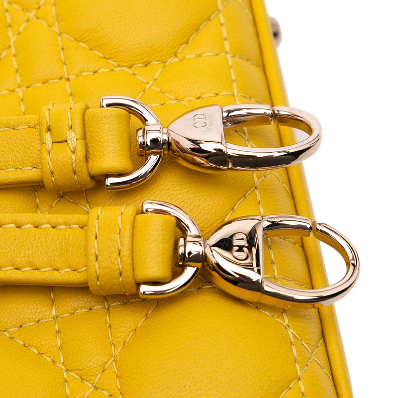 Micro Lambskin Cannage Lady Dior - Image 8