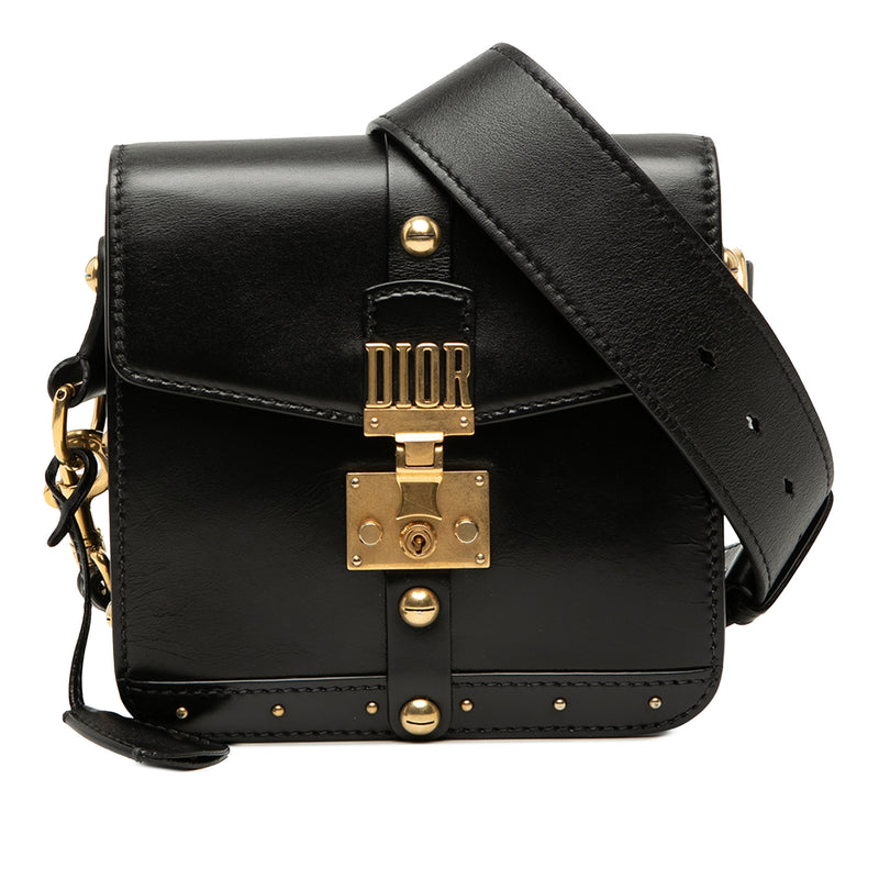 Leather DiorAddict Square Flap