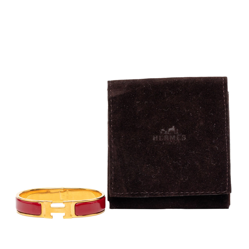 Narrow Enamel Clic H Bracelet PM - Image 6