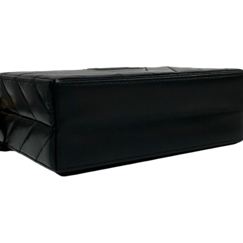 CC Chevron Lambskin Box Crossbody - Image 10