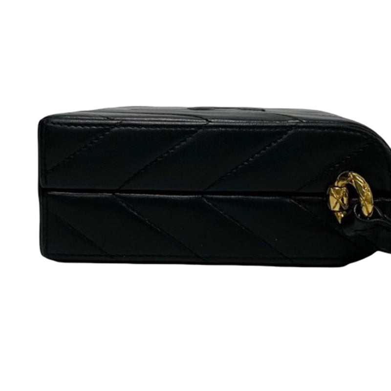 CC Chevron Lambskin Box Crossbody - Image 14