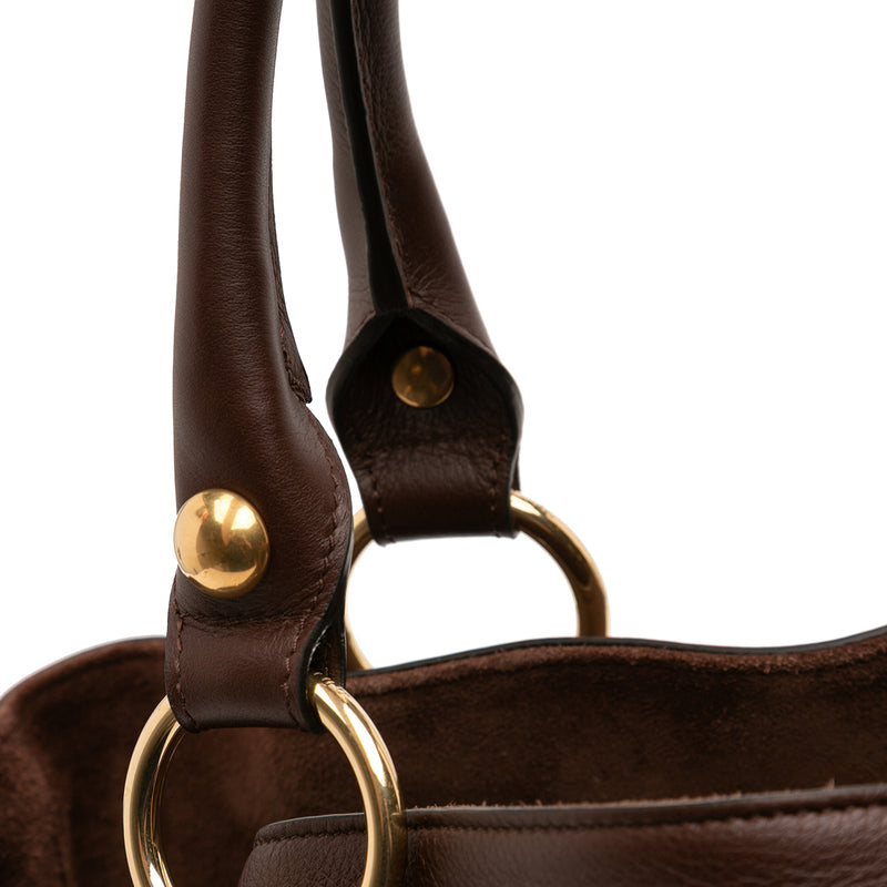 Medium Leather Anita Tote - Image 7