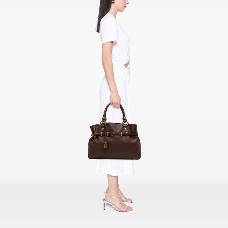 Medium Leather Anita Tote - Image 8