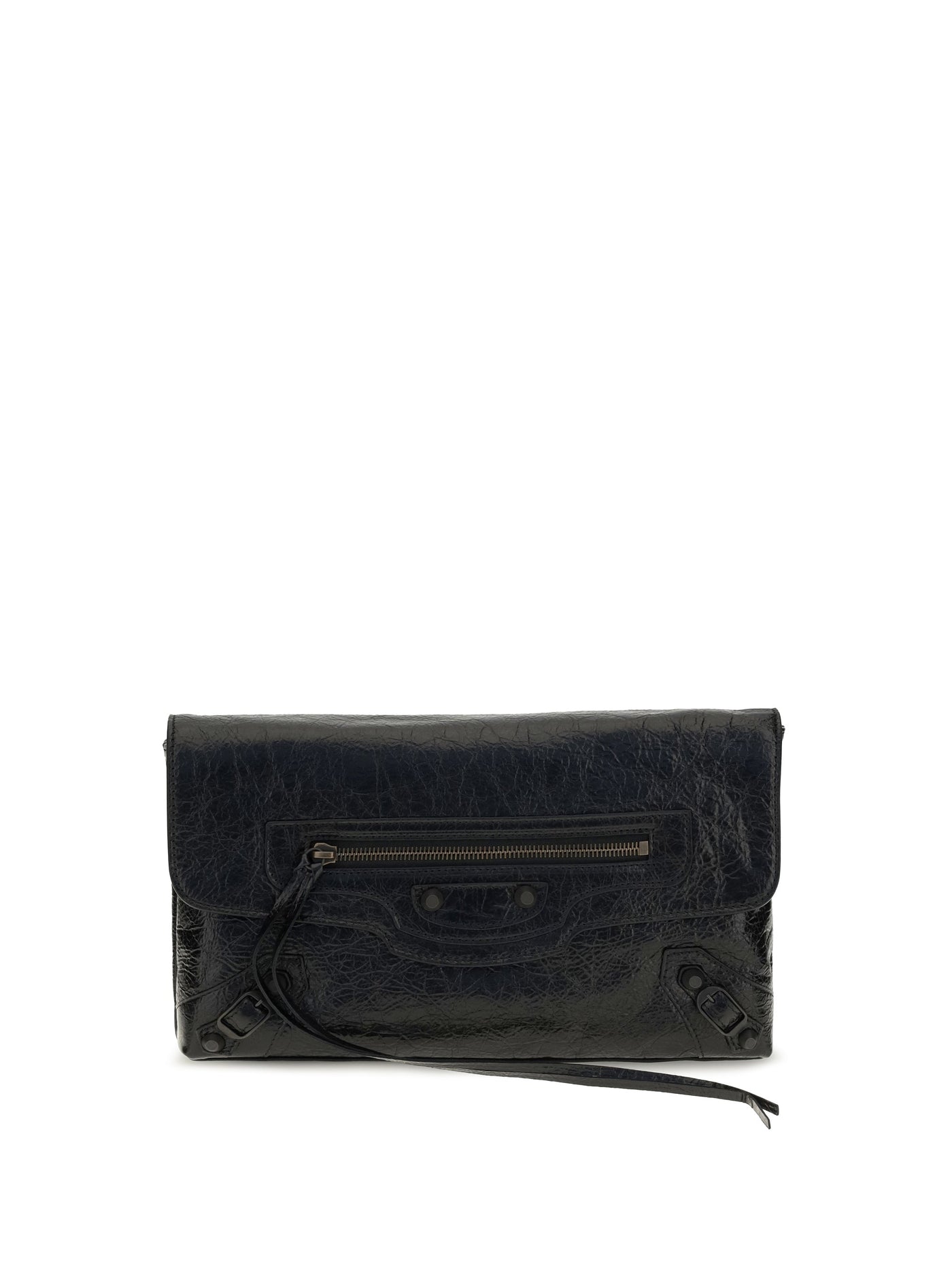 Balenciaga Le City Clutch — Black Lamb Ovis Aries