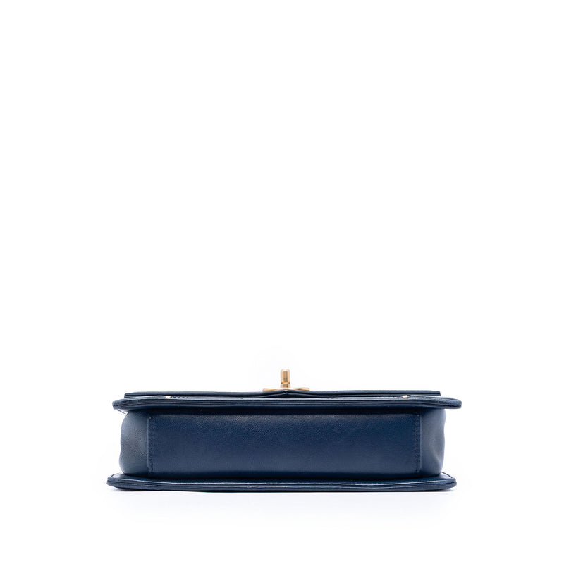 Small Reversed Chevron Lambskin Flap - Image 3