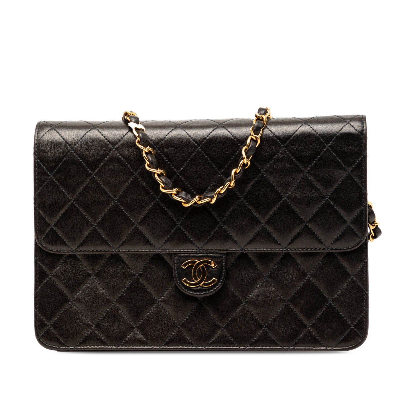 CC Quilted Lambskin Single Flap - Image 1