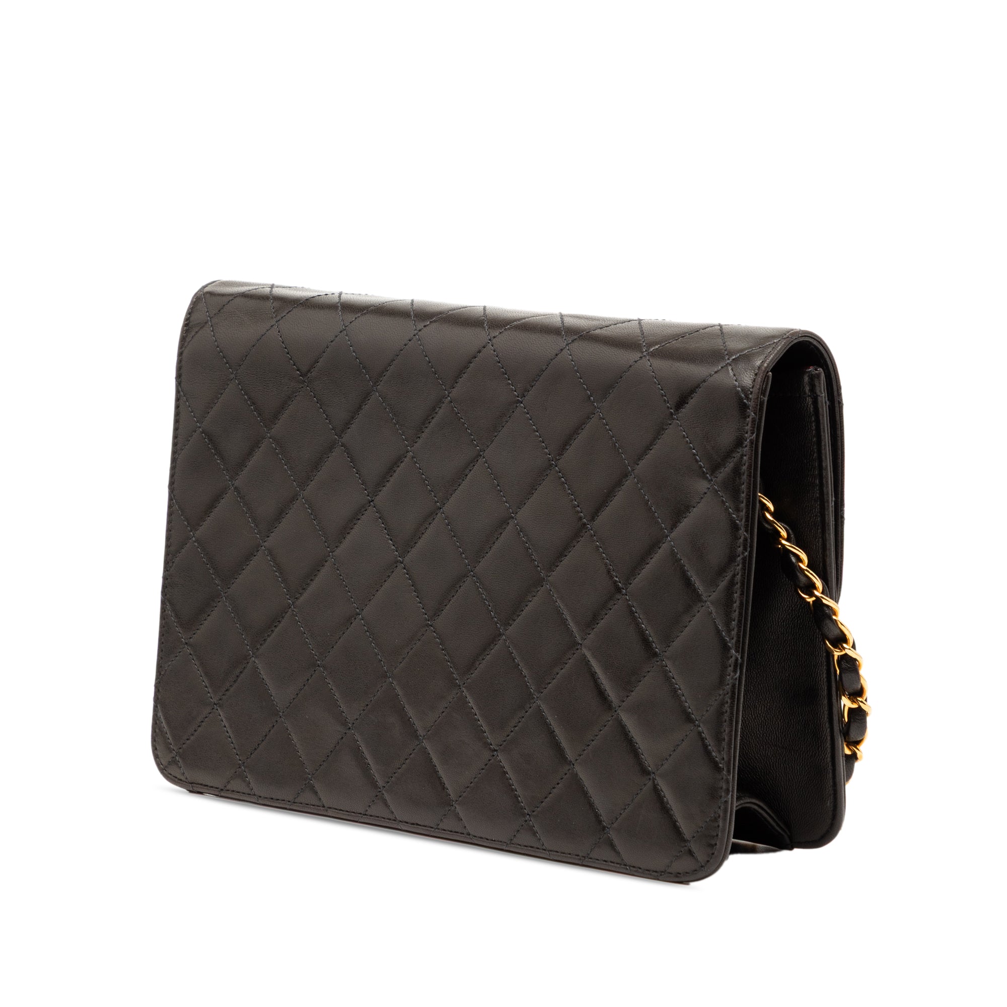 CC Quilted Lambskin Single Flap - Image 2