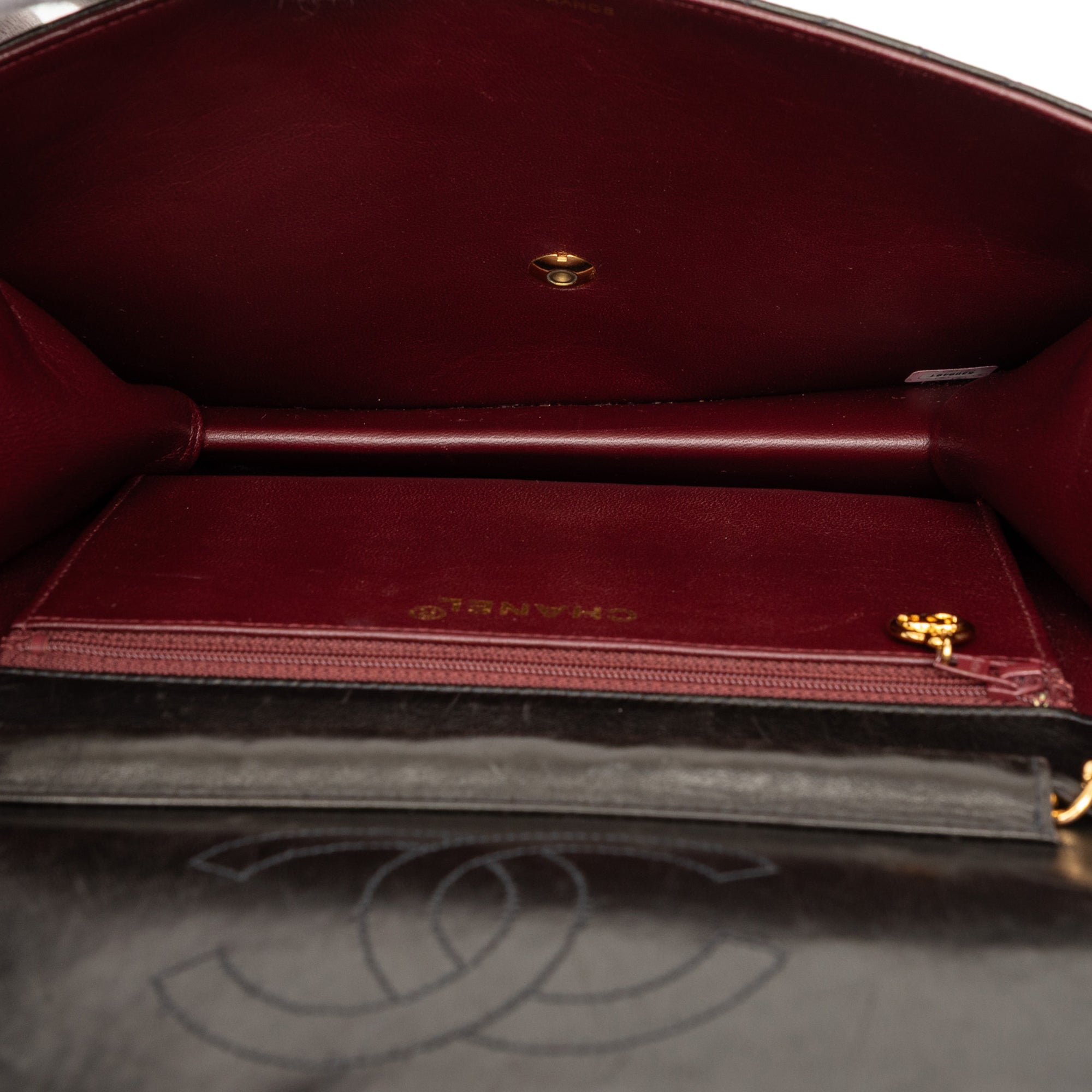 CC Quilted Lambskin Single Flap - Image 4