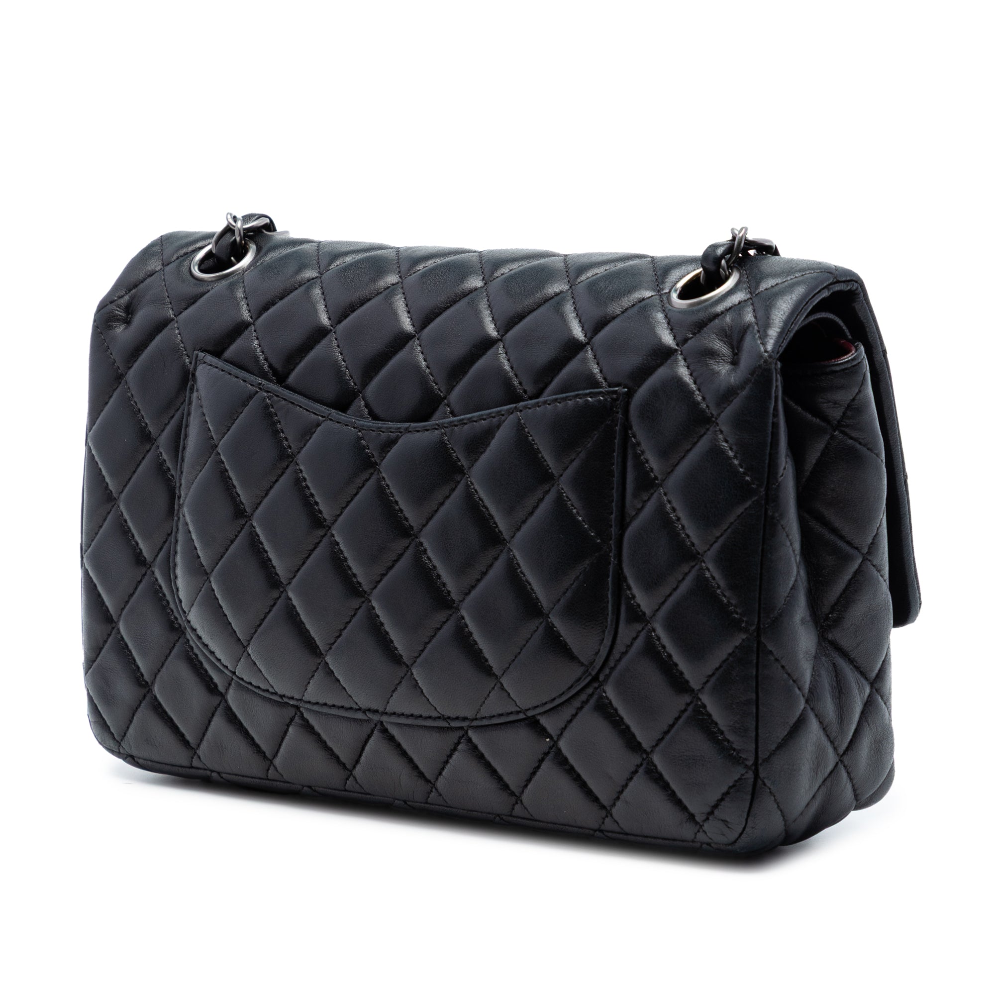 Medium Classic Lambskin Double Flap - Image 2