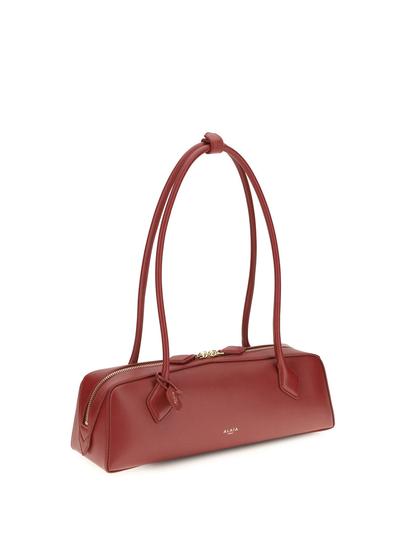 Alaïa Shoulder Bag — Red Calf Leather