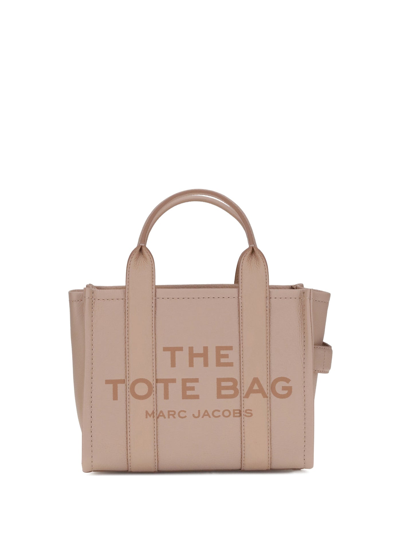 Marc Jacobs Grained Calf Leather Tote Bag — Pink Bos Taurus