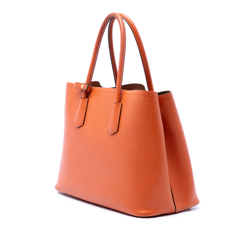 Medium Saffiano Cuir Double Handle Satchel - Image 2