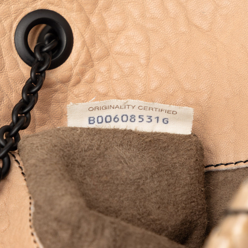 Textured Leather Whipstitch Duo Shoulder Bag - Image 6