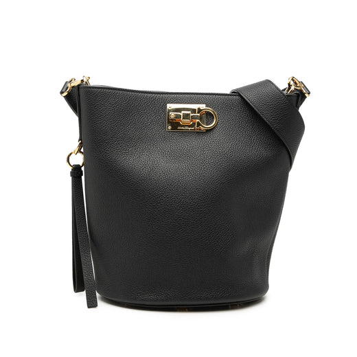 Grained Calfskin Studio Bucket Bag - Image 1
