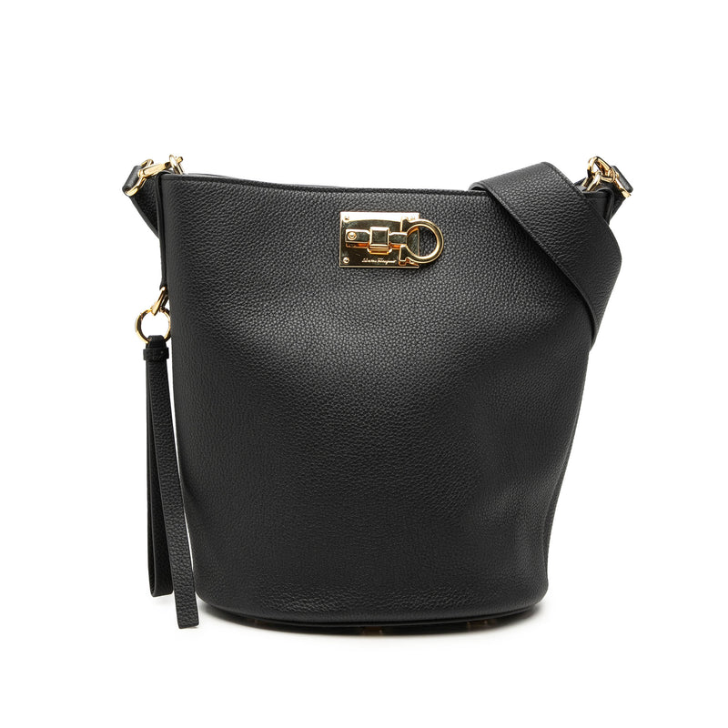 Grained Calfskin Studio Bucket Bag