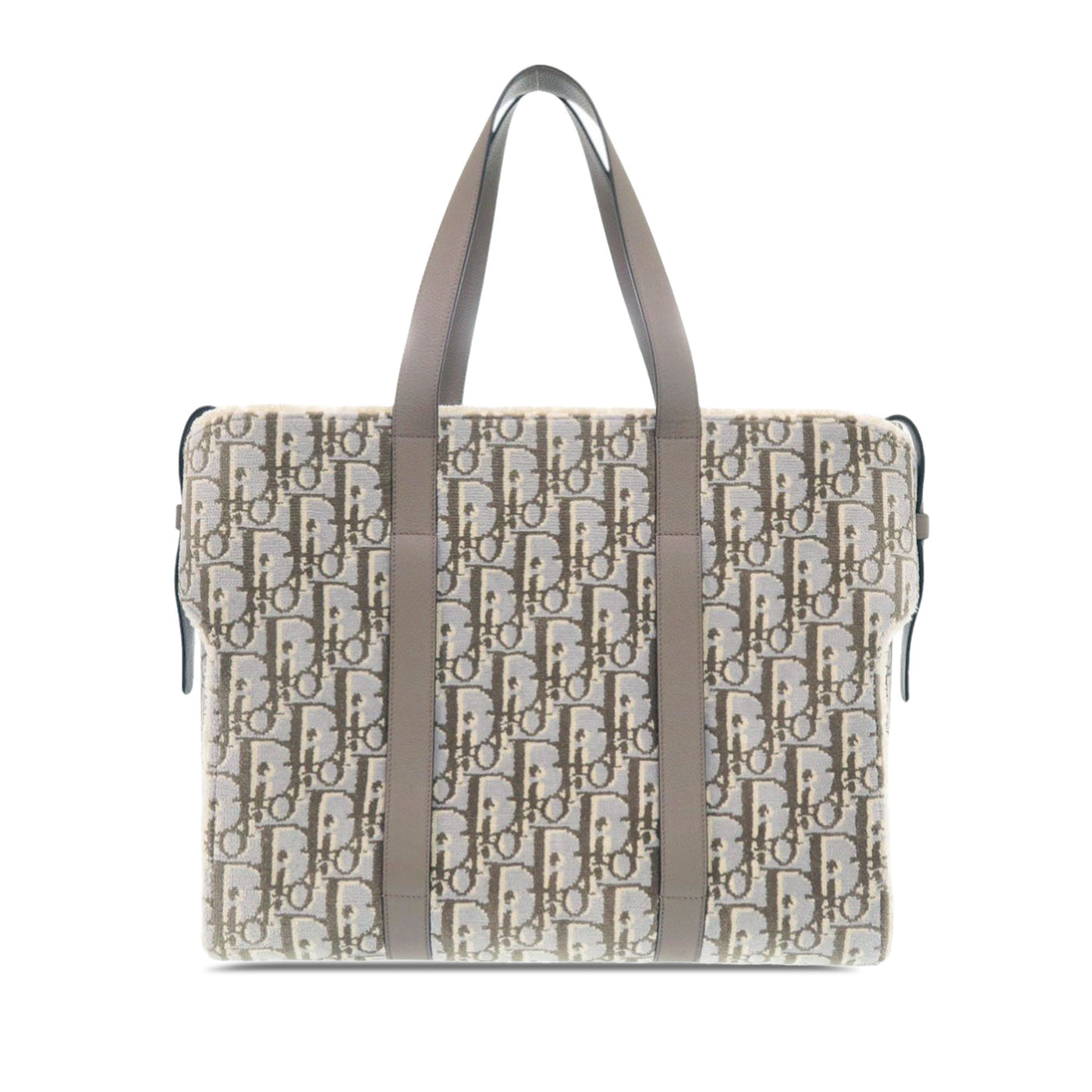 Large Oblique Wool Corolle Tote - Image 1