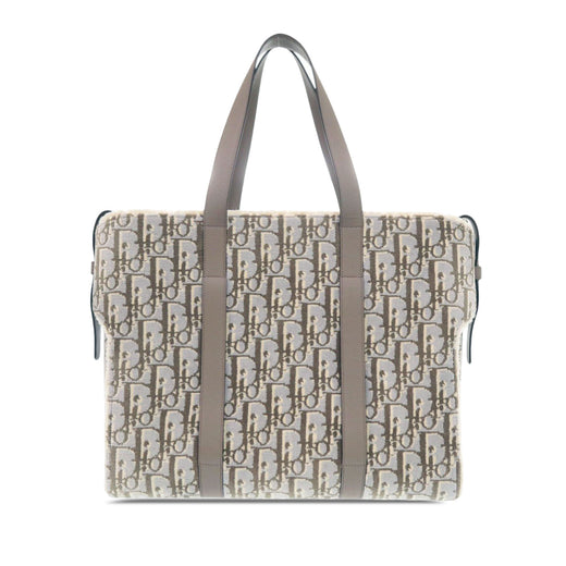 Large Oblique Wool Corolle Tote - Image 1