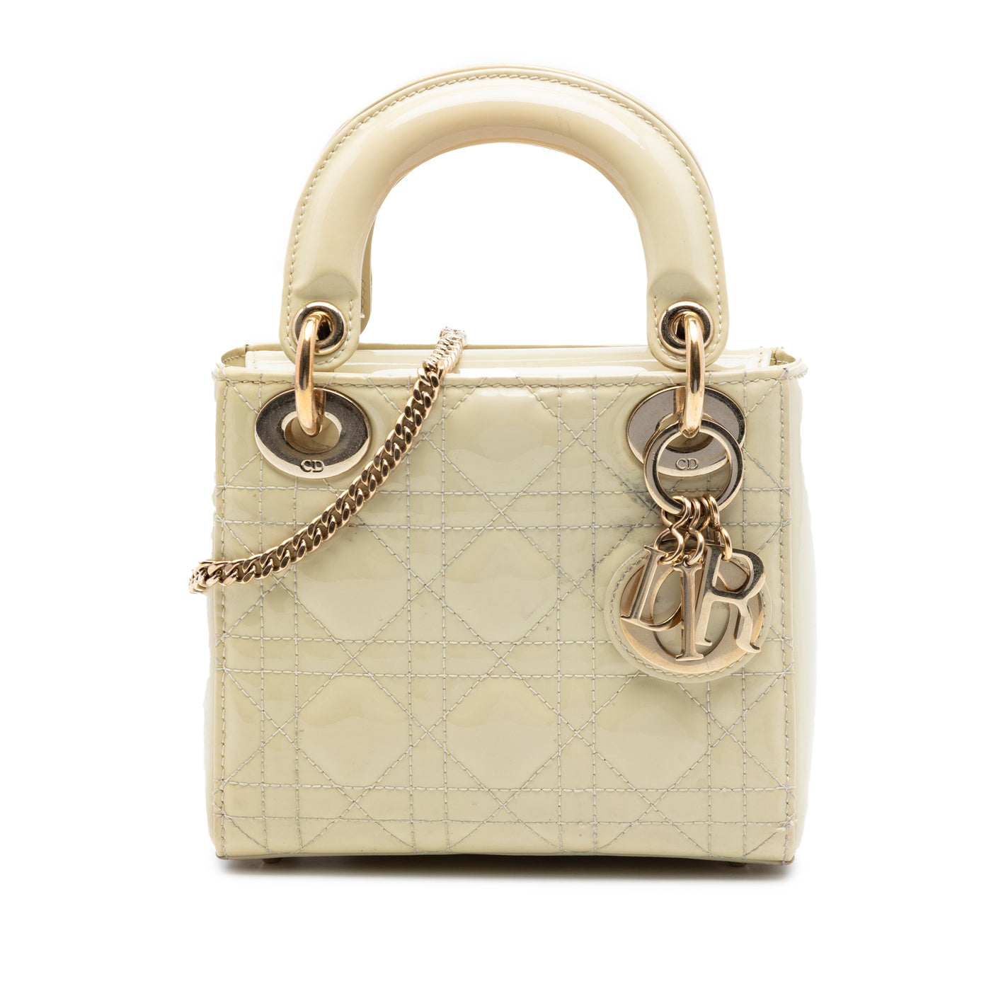 Mini Patent Cannage Lady Dior - Image 1