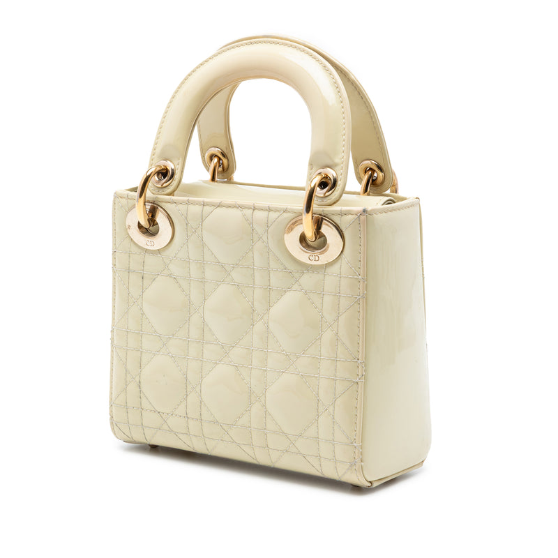 Mini Patent Cannage Lady Dior - Image 2