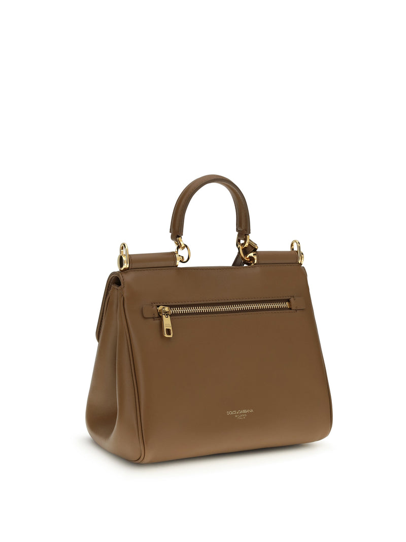 Dolce & Gabbana Shoulder Bag — Brown Calf Leather