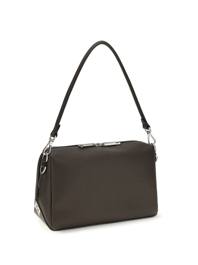 Fendi Shoulder Bag — Brown Calf Leather Bos Taurus