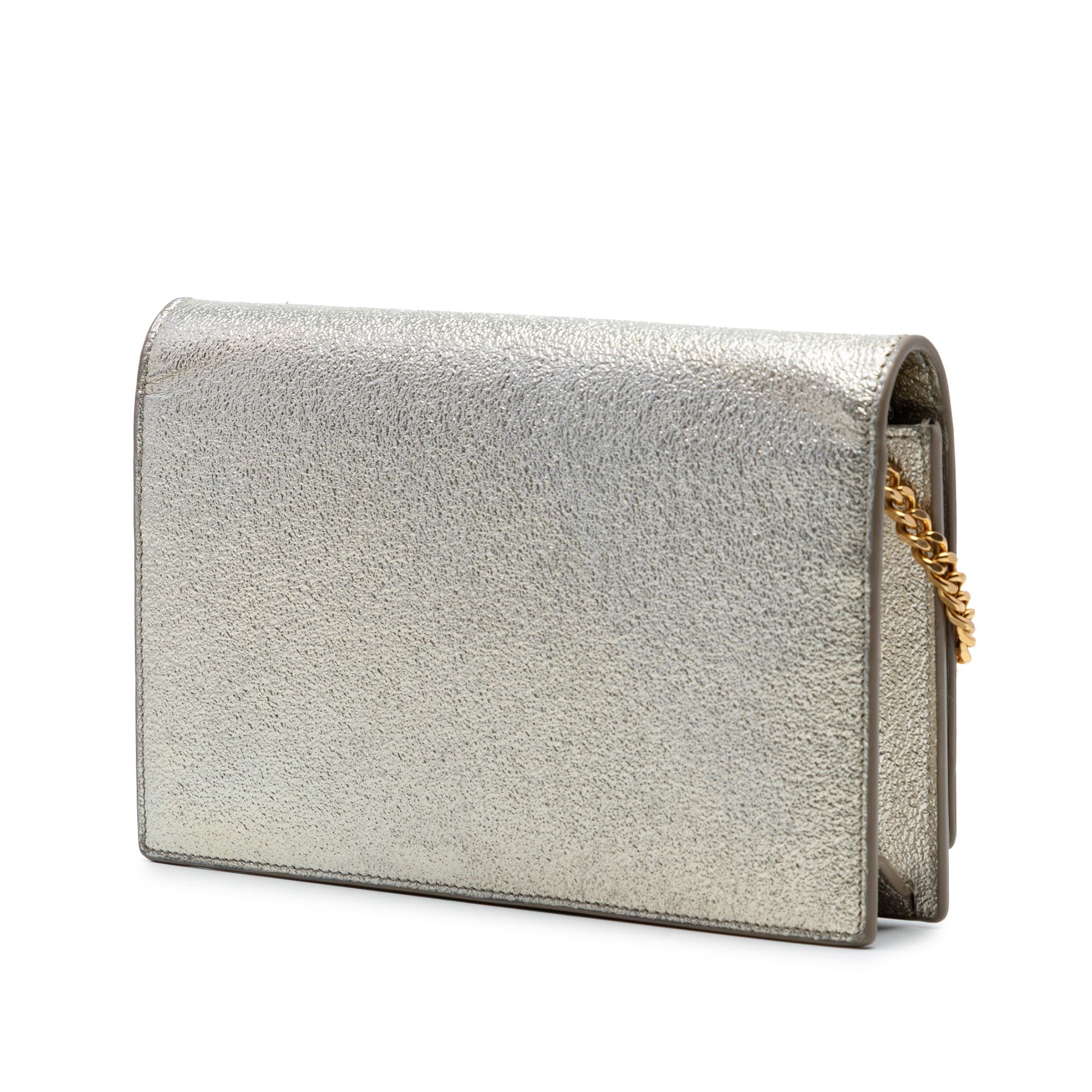 Small Metallic Kate Tassel Wallet On Chain - Image 2