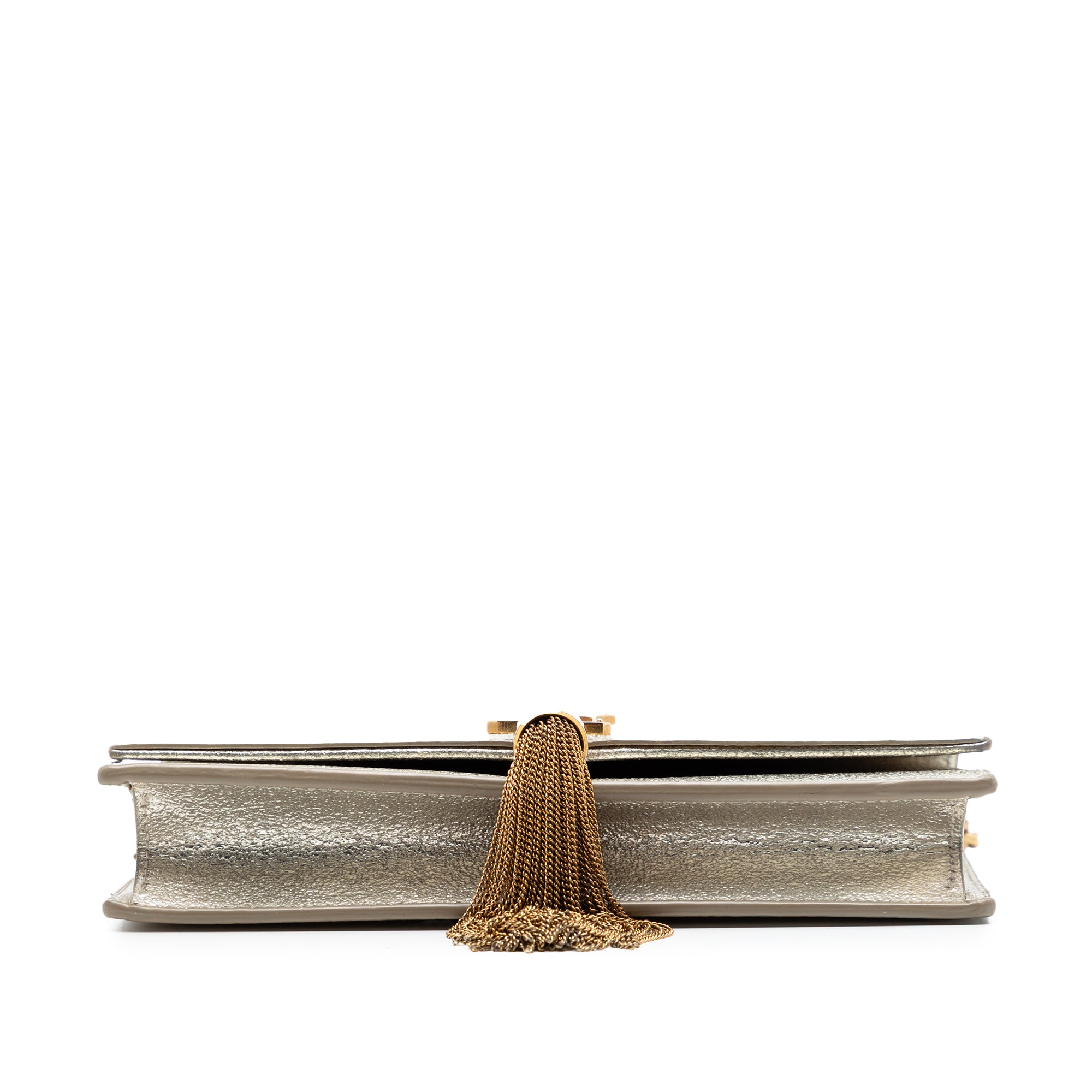 Small Metallic Kate Tassel Wallet On Chain - Image 3
