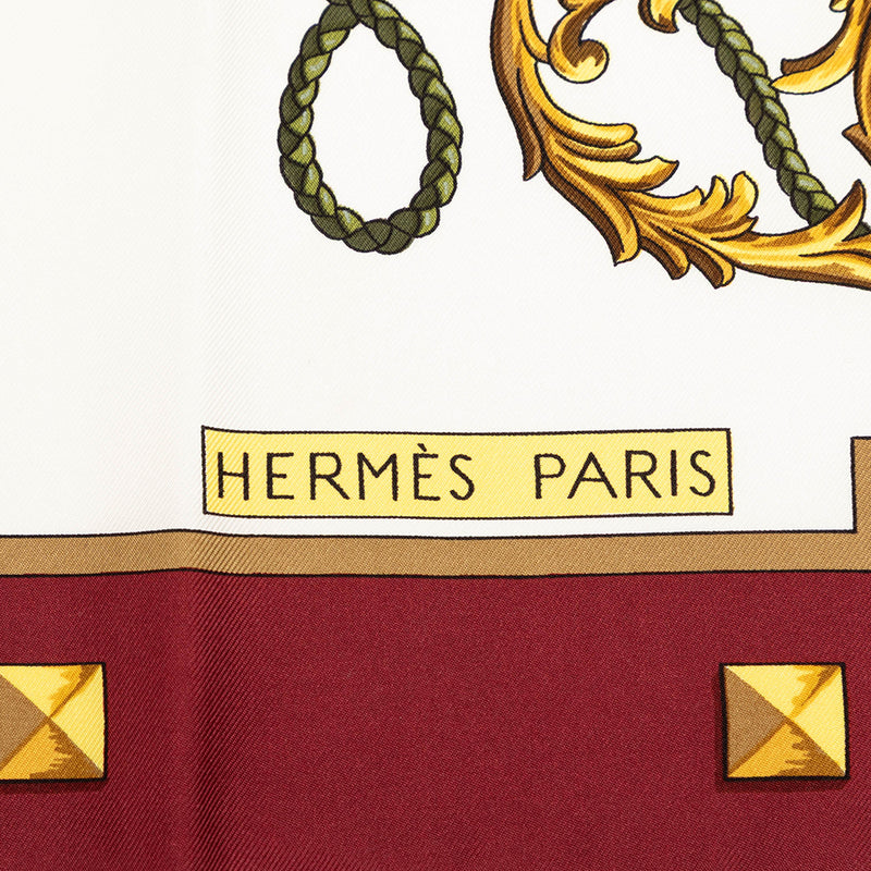 Les Cles Silk Scarf 90 - Image 5