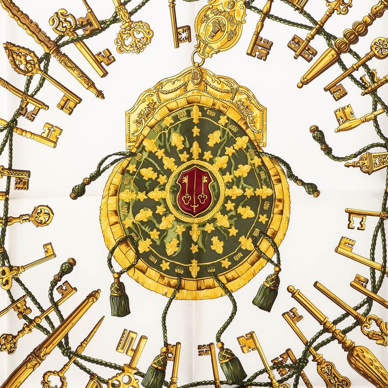 Les Cles Silk Scarf 90 - Image 7
