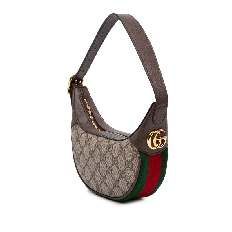 Mini GG Supreme Web Ophidia Shoulder Bag - Image 2