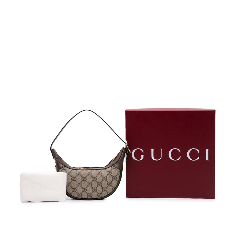 Mini GG Supreme Web Ophidia Shoulder Bag - Image 8