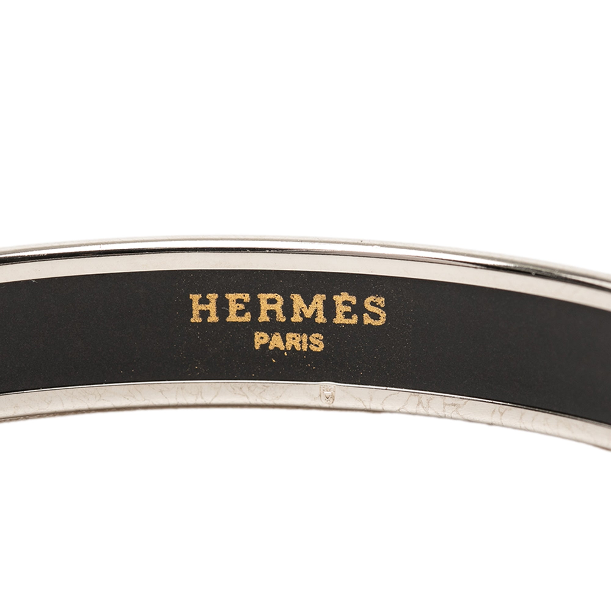 Narrow Caleche Enamel Bangle 65 - Image 4
