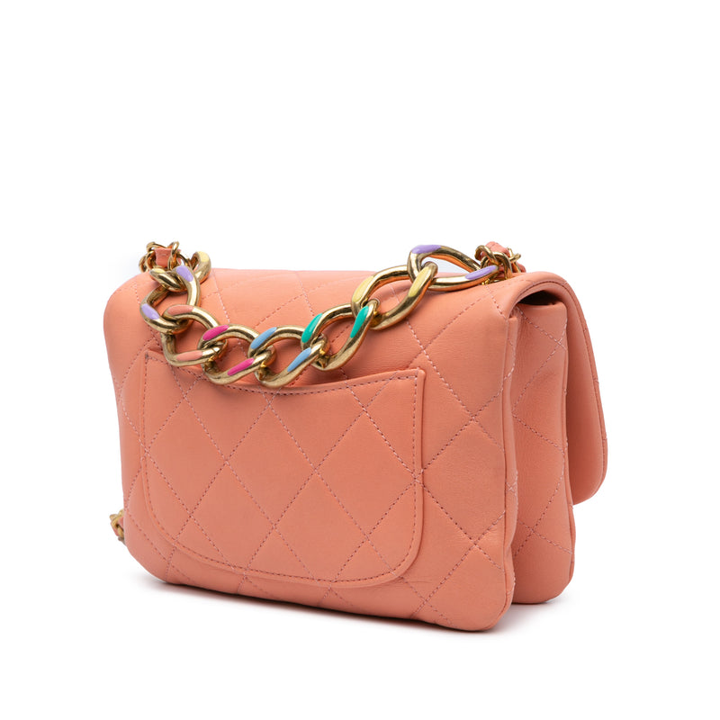 Small Lambskin Color Match Flap - Image 2