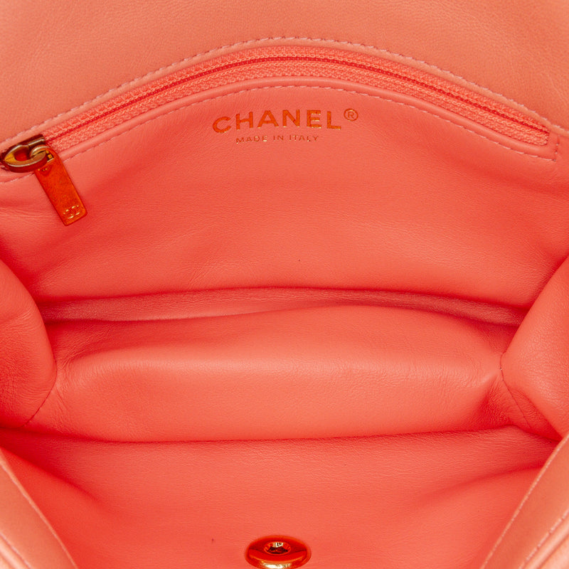 Small Lambskin Color Match Flap - Image 4