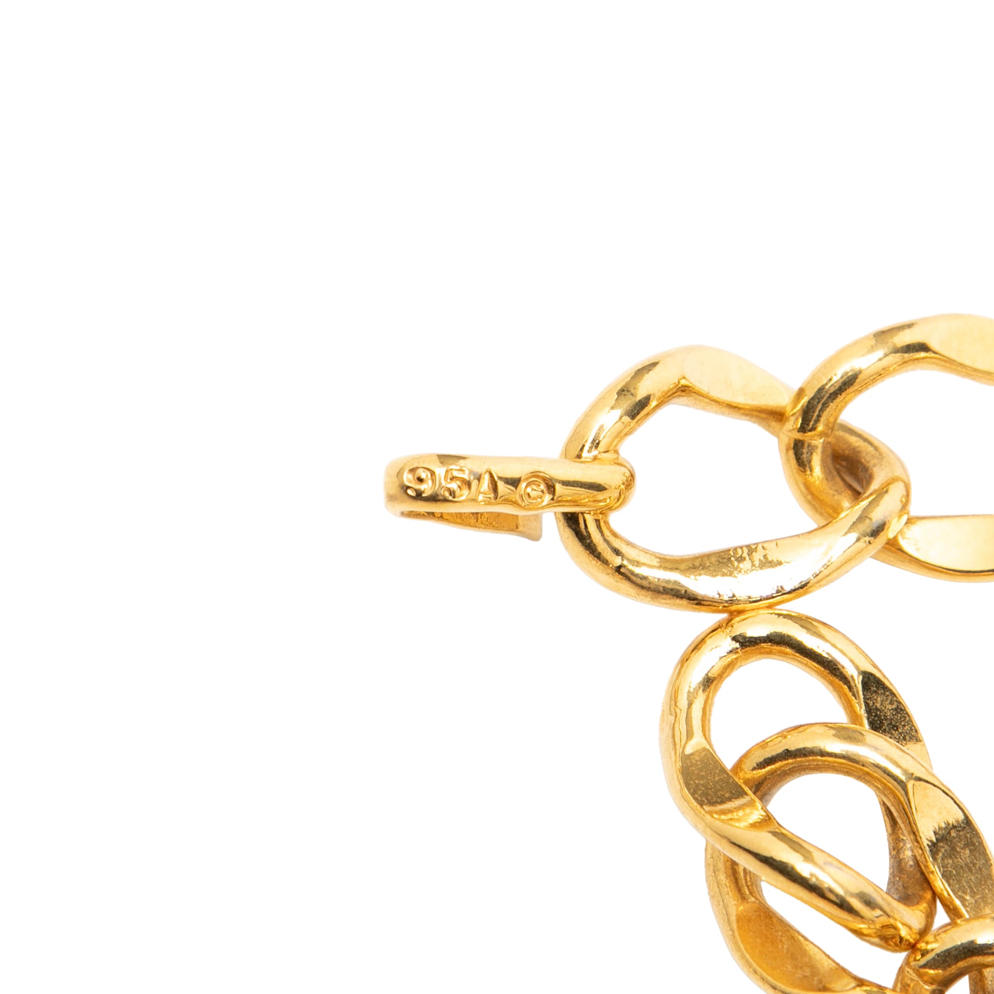 CC Gold Plated 31 Rue Cambon Medallion Chain Belt - Image 3