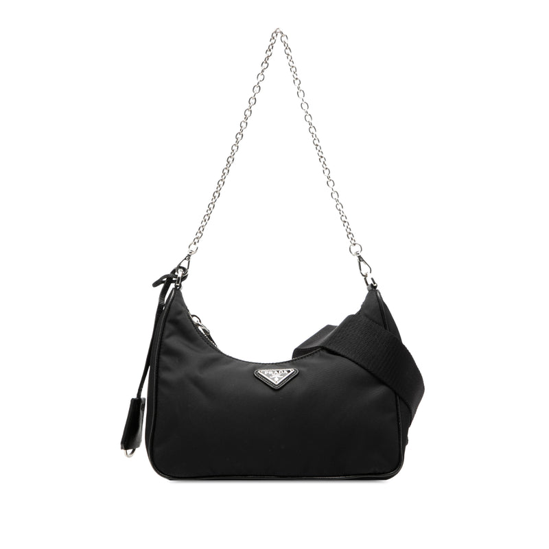 Saffiano Trimmed Re Nylon Re Edition 2005 Satchel
