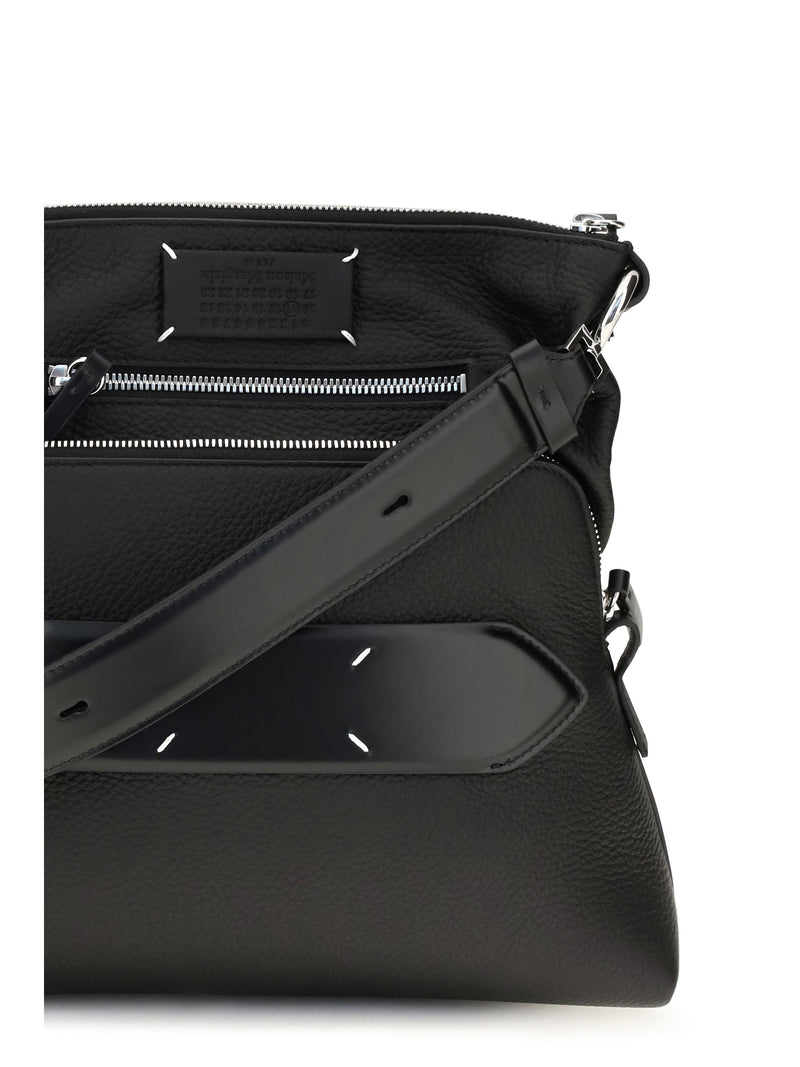 Maison Margiela Crossbody Bag — Black Lambskin Leather
