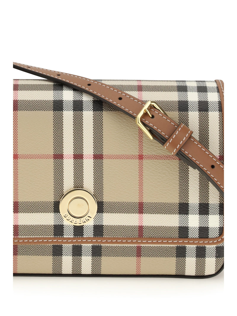 Burberry Hampshire Shoulder Bag — Brown