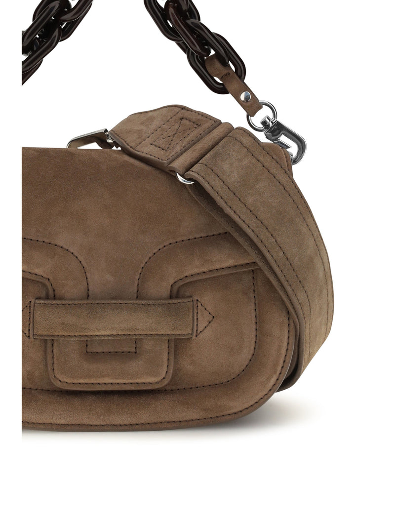 Pierre Hardy Alphaville Shoulder Bag — Brown Goatskin/hircus Goatskin