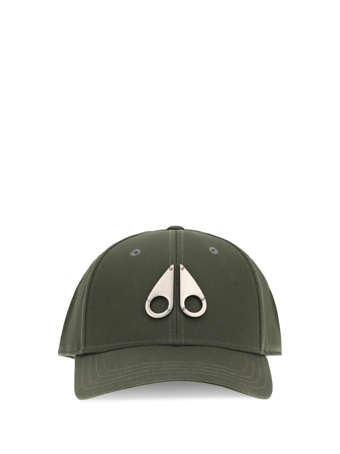 Moose Knuckles M31ma534 Logo-Embroidered Cotton Baseball Cap — Green Caps