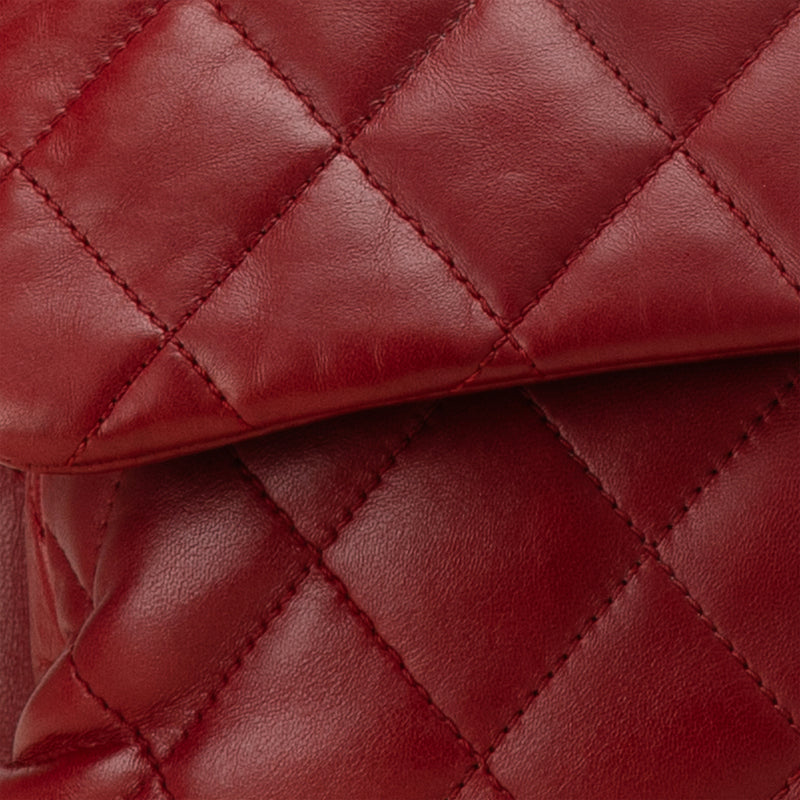 Maxi Lambskin 3 Accordion Flap - Image 8