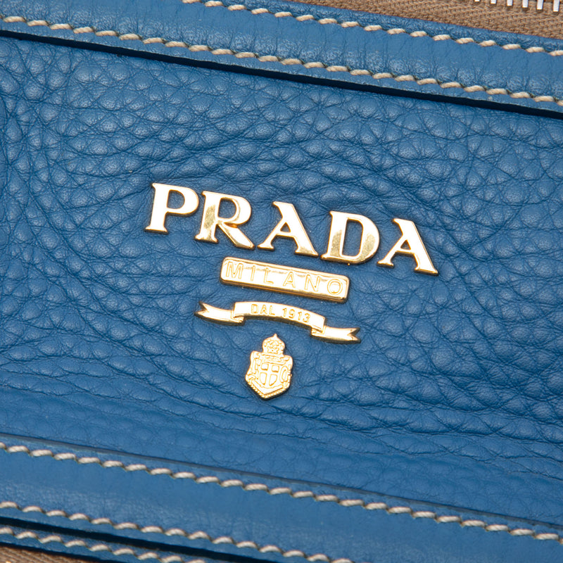 Vitello Daino Zip Top Satchel - Image 5