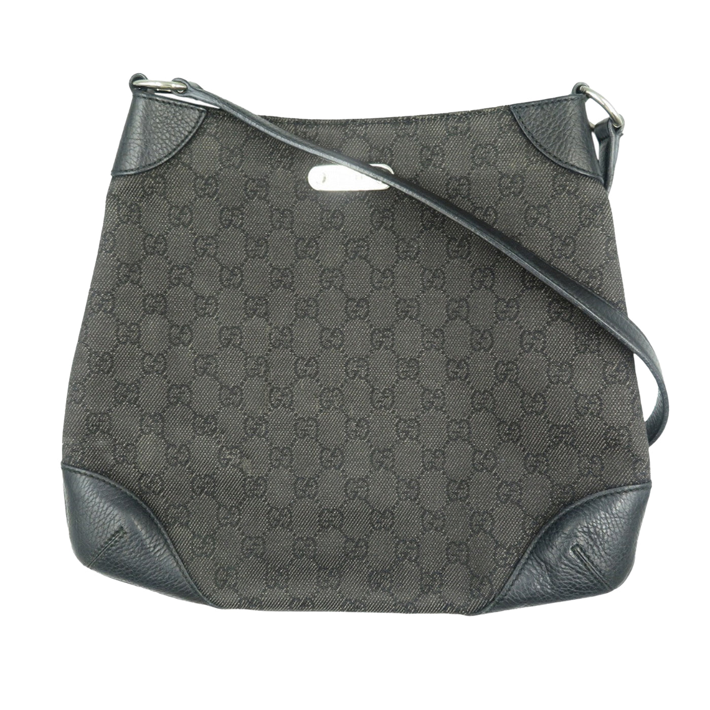 GG Denim Shoulder Bag - Image 1
