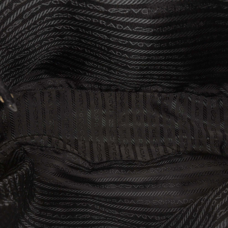 Leather and Tessuto Shoulder Bag - Image 4