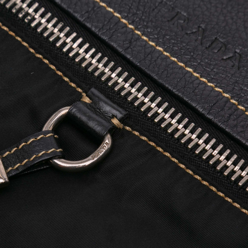 Leather and Tessuto Shoulder Bag - Image 6
