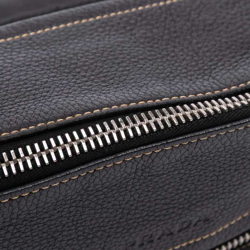Leather and Tessuto Shoulder Bag - Image 9