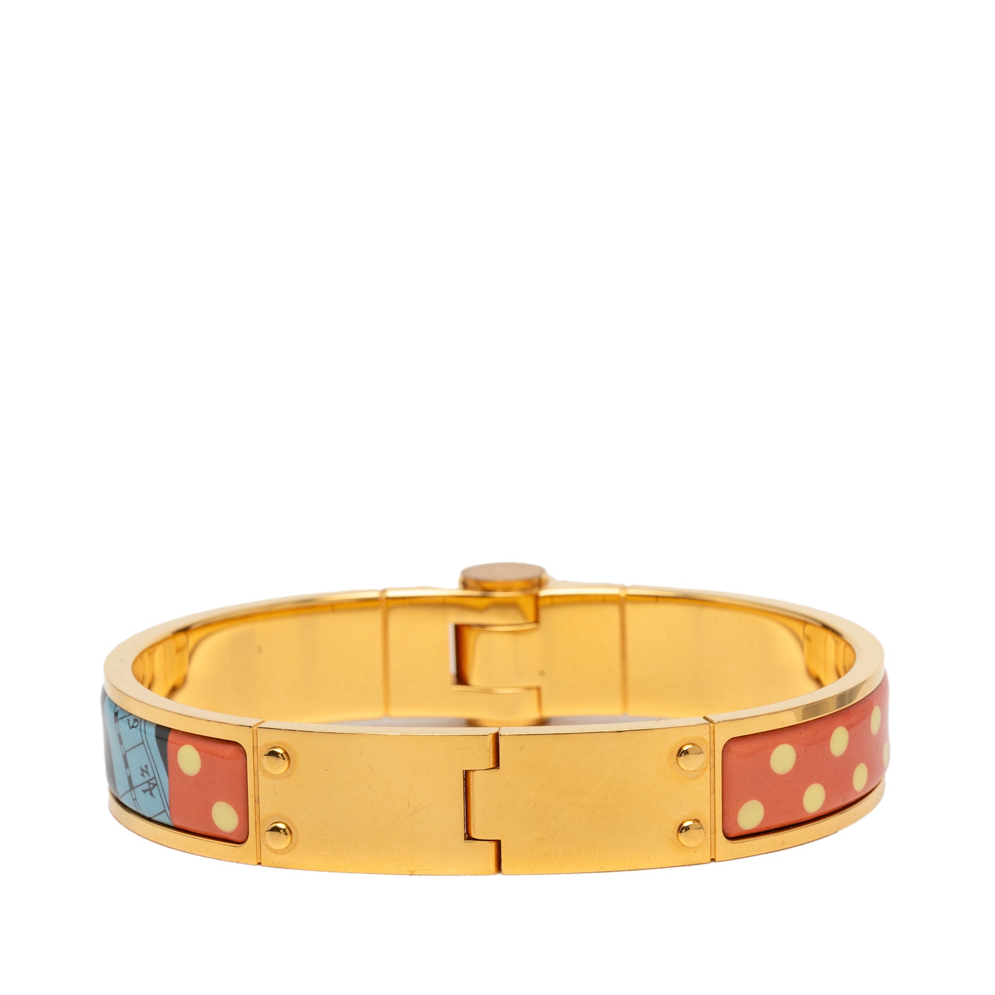 Narrow Enamel Charniere Hinge Bracelet PM - Image 3