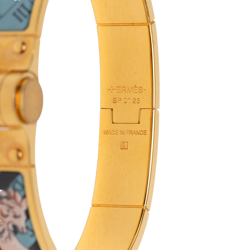 Narrow Enamel Charniere Hinge Bracelet PM - Image 4